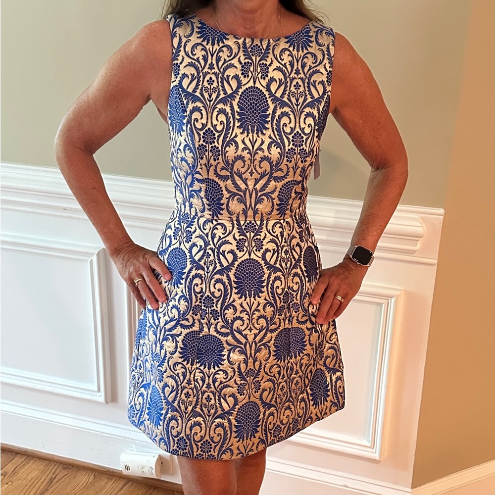 alice olivia dress blue Magnolia Sapphire Maxi | Sweetheart Gown main image 1